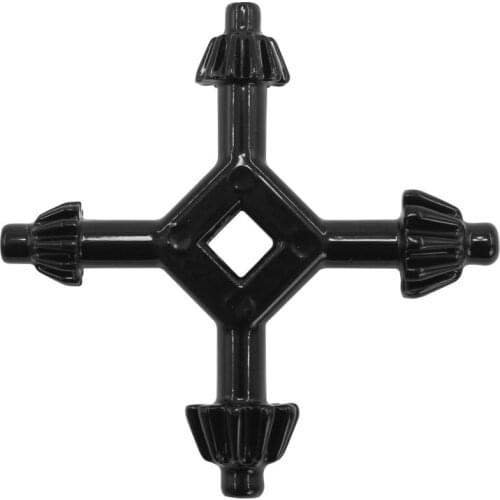 1Pcs 4 In 1 Multi-function Universal Chuck Key Drill Drilling Holder Spanner Ratchet Socket Ring Combination Grip Star Wrench