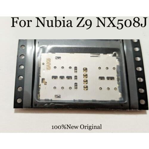 1PCS New Original For Nubia Z9 NX508J Sim Card Reader Slot holder socket Tray For Nubia Z 9 NX 508J