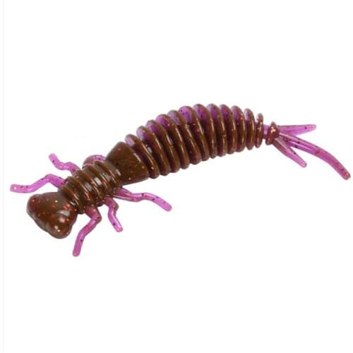 10PCS Soft Bait Worm Swim Lure Minnow bait Wobbler Fishing Lure55mm/75mm/100mm Artificial Silica gel Crankbait Squid Jig Fishing