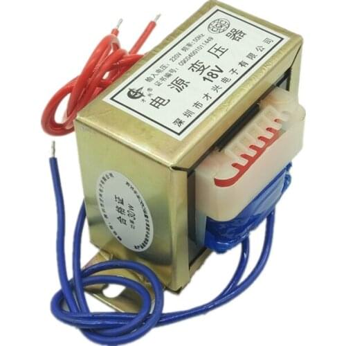 30W EI66 Power Transformer Input AC 380V 220V to AC 6V 9V 12V 15V 18V 24V 220V Output Single/Double Ferrite Copper Core Voltage
