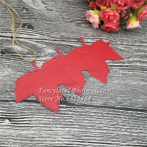 60pcs Laser Cut Maple Leaf Card Paper Card Hang Tag Gift Card Ornaments Hanging Thank you Card Party Event Decoration Supplies