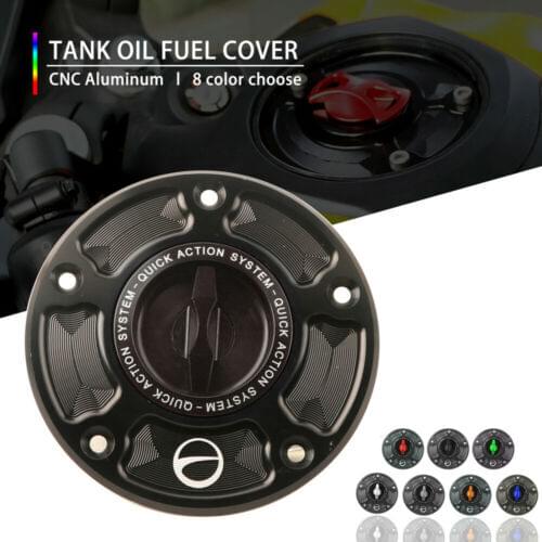 CNC Aluminum Keyless Motorcycle Fuel Gas Tank Cap Cover for DUCATI 1098 1198 748 848 851 888 907 916 996 998 SP/S/R