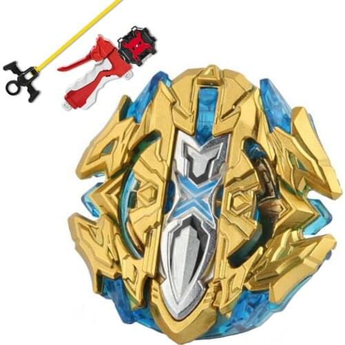 B-X TOUPIE BURST BEYBLADE B-120 Buster Xcalibur + Launcher + GRIP for Evolution Rise Arena Metal Beyblades B120