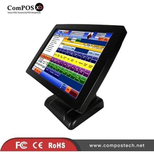 Free shipping wholesale supermarket touch pos machine all in one touch pos equipment touch computer / windows system