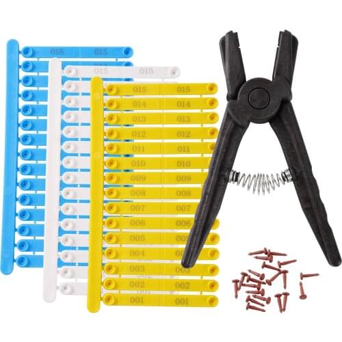 Chicken Wings Identification Ring Bird Quail Pigeon Duck Goose Chicken Wings Identifier Poultry Farm Chick Wings Ring NO.001~045