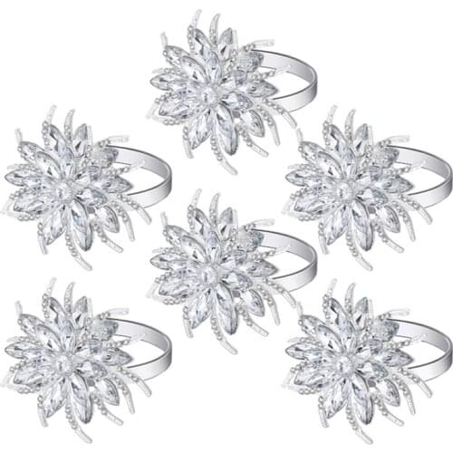 Napkin Ring Christmas Lotus Napkin Ring Silver Napkin Buckle Cloth Ring Rose Napkin Ring For Weddings And Events