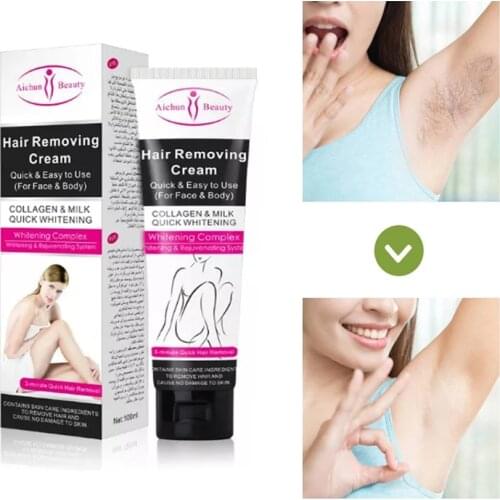 Hair Removal Cream Painless Hair Remover For Armpit Legs and Arms Skin Care Body Care Depilatory Cream 100g Men Women