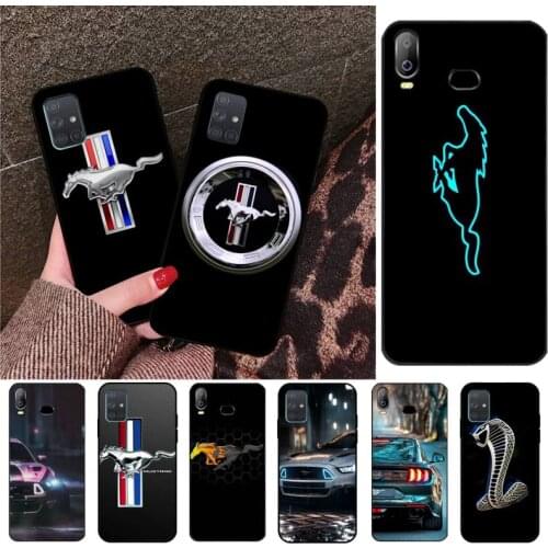 PENGHUWAN Cool mustang car DIY Luxury Phone Case For Samsung A10 A20 A30 A40 A50 A70 A71 A51 A6 A8 2018