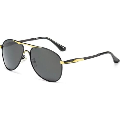 GLTREE 2021 Brand Design Polarized Sunglasses Men Women Classic Pilot Beach Metal Frame Big Sun Glasses Male Female UV400 GH894