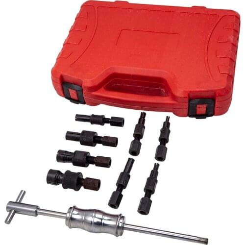 Hammer Tool Kit 9pcs Blind Inner Bearing Puller Hole Remover Extractor w/ Slide