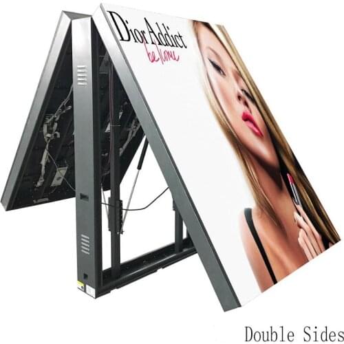 Outdoor P3.91 LED Display 1000x500mm Double Side Waterproof Iron Cabinet led Display Screen Billboard