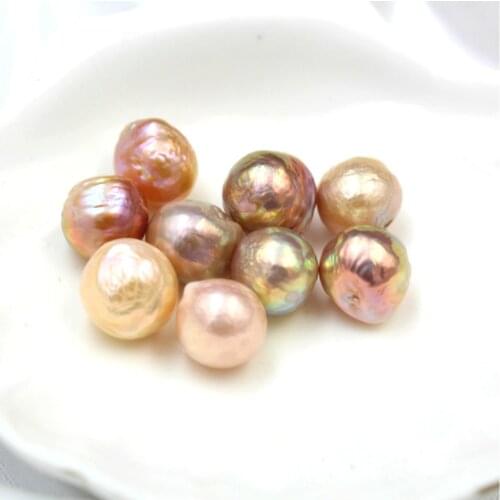 Natural Freshwater Pearl Precious Baroque Unhole Demon Purple Pearl Jewelry DIY Necklace Bracelet Earrings Jewelry Accessories