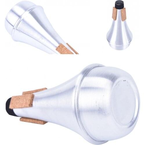2019 New Mute for Trumpet Aluminium Straight Trumpets Mute For Jazz Instrument Practice Beginner 68*68*135mm