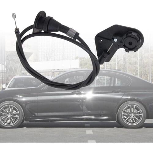 Practical Anti-winding Hood Release Wire Black Bonnet Hood Release Cable 51238176595 for BMW E39 525I 530I 528I 540I BASE