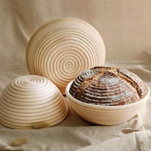 Various Shapes Fermentation Rattan Basket Country Bread Baguette Dough Banneton Brotform Proofing Proving Baskets