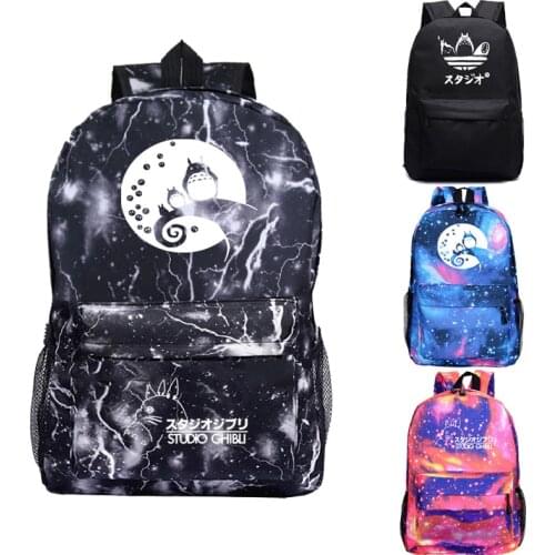 Mochila My Neighbor Totoro School Backpacks Kids book bag Boy Girl School Bag Students backpack Teens Casual Travel knapsack