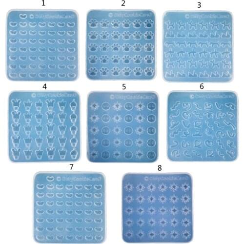 DIY Cute Mini 30 Companies Jelly Bean Machine Mould Star Candy Silicone Mold for Jewelry Making