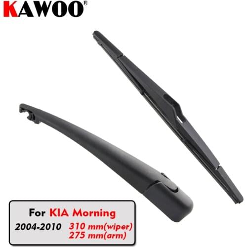 KAWOO Car Rear Wiper Blade Blades Back Window Wipers Arm For KIA Morning Hatchback (2004-2010) 310mm Auto Windscreen Blade