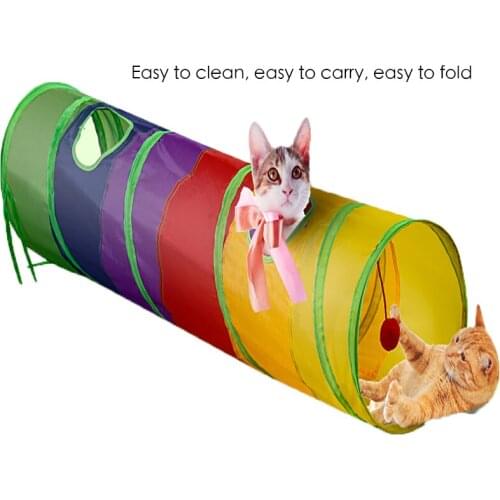 Pet Supplies Cat Toys Cats Super Long Drilling Tunnel Free Combination Splicable Small Dog Toy Tunnel