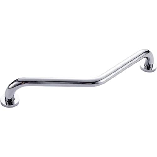 Bathroom Shower Angled Grab Bar Safety Rail, Bathtub Grip Toilet Handrail Arm Safe-Grip Bar For Elderly Helping