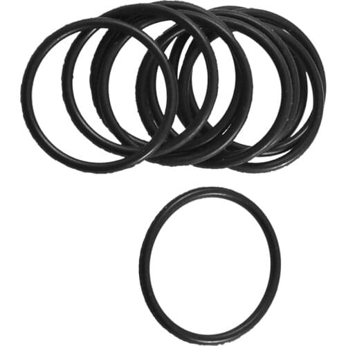 Uxcell 10 Pcs 1.5mm Black Rubber Oil Filter O Ring Seal Gaskets Id 18mm 19mm 20mm 21mm 22mm 25mm 27mm 28mm