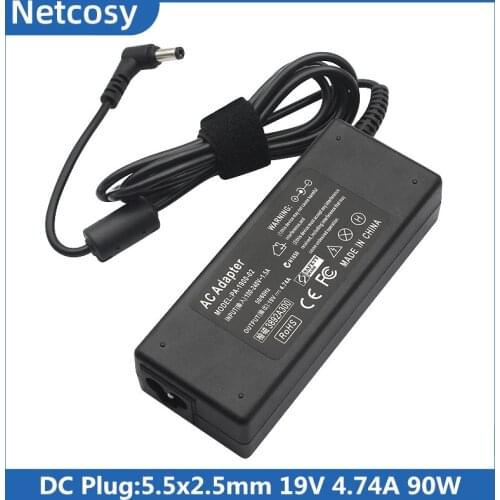 19 V 4,74 A 90W 5.5x2.5mm Laptop Charger AC Power Supply Adapter For Toshiba/For Lenovo/For Asus Mains Battery Power Supply