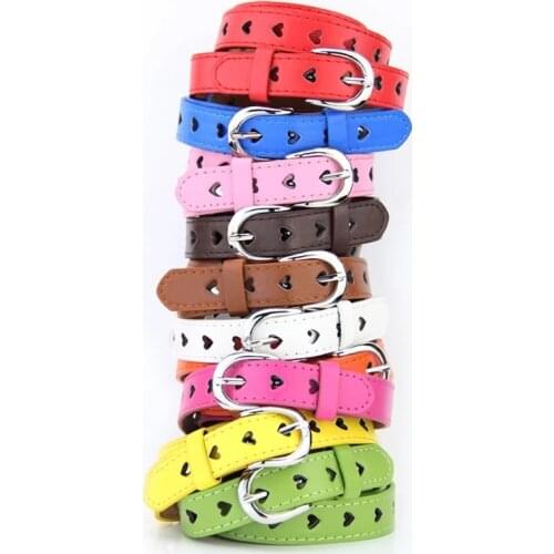 Women Belt Heart Hollow Belt for Women Faux Leather Belt Without Drilling Jeans Metal Buckle Straps Waistband Decor Accessories