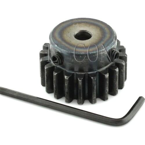 1pcs 1.5M20T 6mm/6.35mm/7mm/8mm/10mm/12mm/14mm/15mm Bore Hole 20 Teeth OD 33mm Module 1.5 Motor Metal Gear Wheel Top Screw