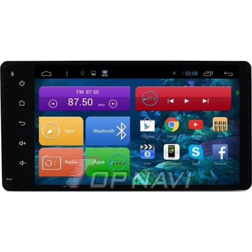 Topnavi Quad Core Android 6.0 Car GPS for Mitsubishi Universal 2 Din 2006 2007 2008 2009 2010 2011 2012 2013 2014 2015,NO DVD