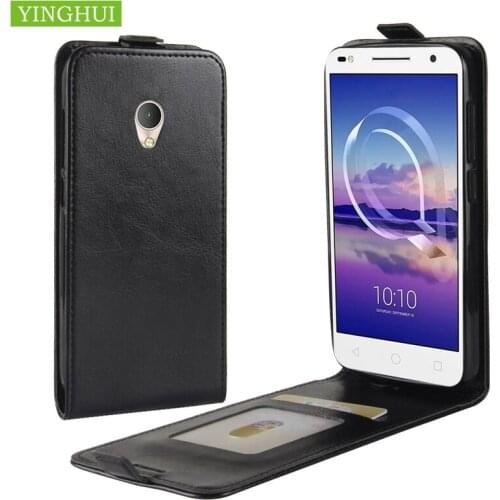 For Alcatel U5 HD 5047 5047D 5047Y Phone Case Funda Luxury PU Leather Wallet Vertical Cover Phone Flip case For Alcatel U5 HD