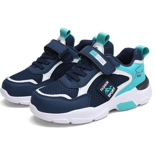 Kids Sneakers Young Boys Girls Shoes Students Outdoor Shoes Non-slip Running Trainers Children Casual Flats Buckle Strap