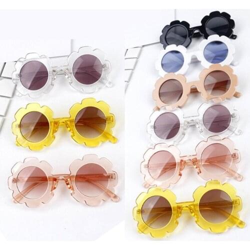 Toddler Children Accessories Lovely Protection Glasses Newborn Boys Girls Shades Floral Adorable Sunglasses Kids Gift