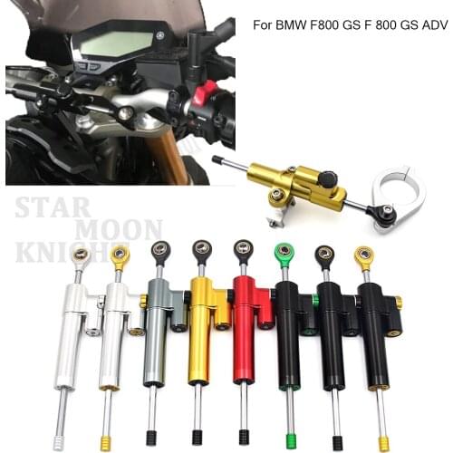 F800GS Aluminum Adjustable Motorcycles Steering Stabilize Damper Bracket Mount Kit For BMW F800GS/ADV F800 GS F 800 GS ADV