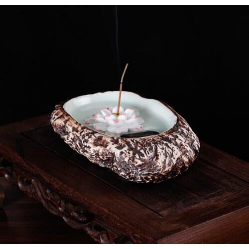 Purple pottery classical antique fine incense in the incense stick plugged Blue Lotus product promotions