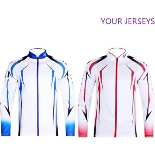 Brand Fishing Shirt Outdoor Sportswear Hiking Sun Protection Jersey Wear Tackles Red White Sports Apparel Pesca DAIWA Pesca Dawa