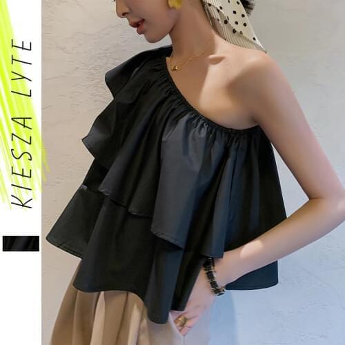 Блузки с воланом Kiesza Lyte China At AliExpress