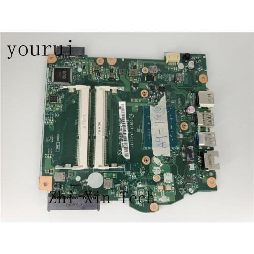 Yourui NBGGT11001 NB.GGT11.001 LA-D661P Main board For Acer Aspire ES1-523 Laptop Motherboard A9-9410u CPU DDR3 Fully Tested