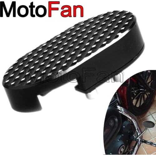 Custom Motorcycle Brake Pedal Pad Foot Peg Cover Replacement for Harley Sportster Dyna Softail V-Rod 10th Anniversary