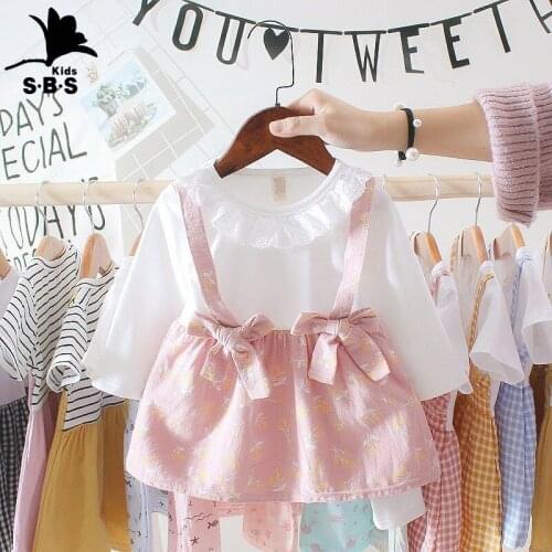 0-1-2-3 Years Old Baby Girls Clothes Childrens Fashion Dress Long-sleeved Spring and Autumn 2021 Girls Cotton Casual Dress