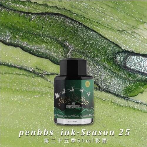 Penbbs Twenty-five Season ( 25 Season ) 60ml/piece, Colour Ink Gold Powder Silver Powder Color Ink Pen Forum Ink