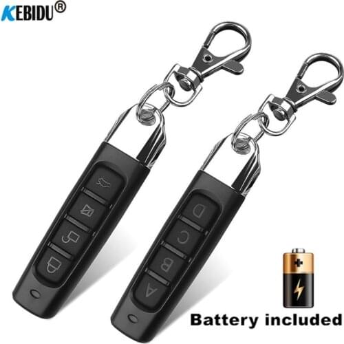 Portable 433MHZ Remote Control 4 Channe Garage Gate Door Opener Remote Control Duplicator Clone Cloning Code Car Key