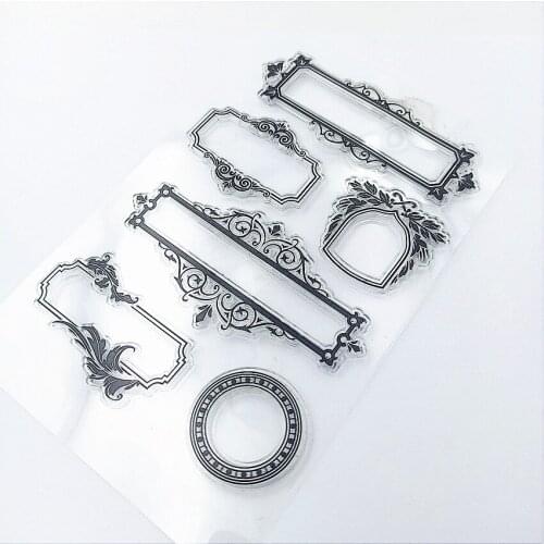 11*16cm Lace grid silk Transparent Clear Stamps / Silicone Seals Roller Stamp for DIY scrapbooking photo album/Card Making