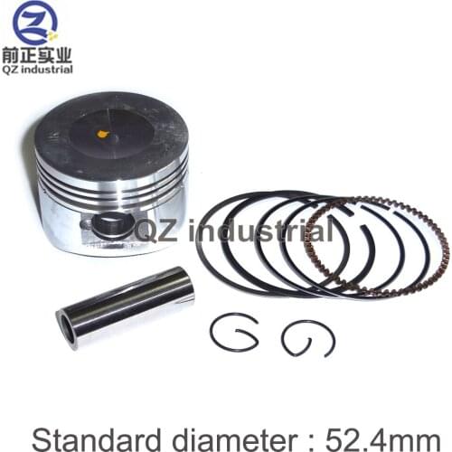 QZ good quality for Honda motorcycle GY6-125cc GY6-125 GY6 125cc piston and rings kit