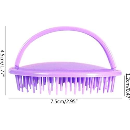 Shampoo Scalp Shower Washing Hair Growth Massager Brush Comb Unisex Q81B