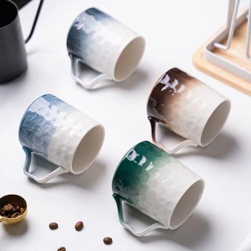 Kreatif Mug Kapasitas Besar Sederhana Keramik Cangkir Beberapa Gaya Jepang Cangkir Kopi Kiln Panggang Minum Mug
