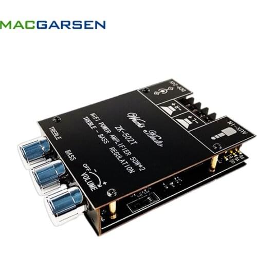 TPA116D2 Class D Amplifier Audio Power Sound Board Subwoofer Bluetooth Modulo Amplificador DIY 50W*2 Hifi Stereo Amp Mini