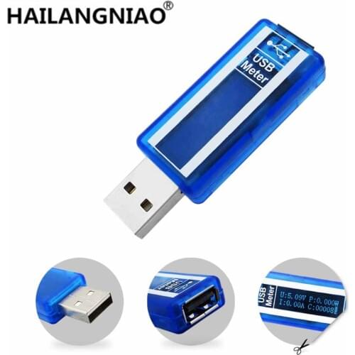0.91" OLED screen USB detector voltmeter Charger Capacity power Current Voltage Detector Tester Meter with Case 3.7V-9.99V 3A