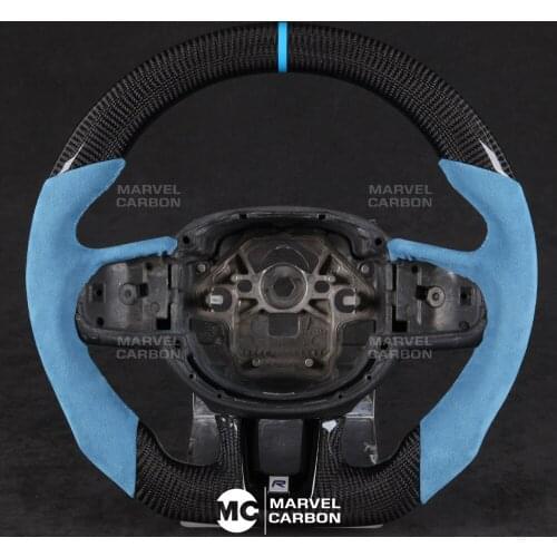 100% REAL CARBON FIBER STEERING WHEEL COMPATIBLE WITH Volvo