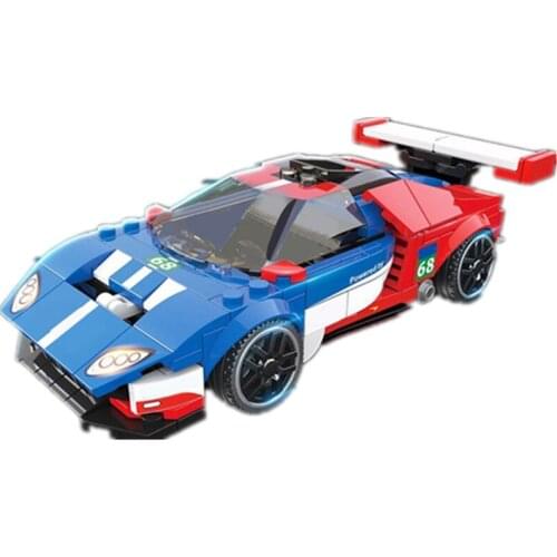 2021 NEW Speed Champion Serise For-d GT Famous Supercar Race Car Sports Building Blocks Bricks Kits Model