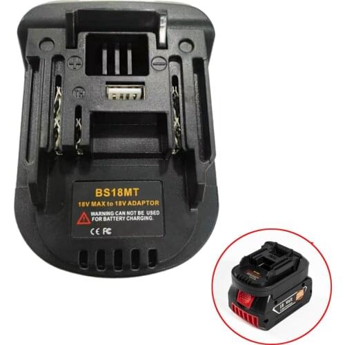 BS18MT Battery Adapter Converter For Bosch 18V BAT619G/620 Batteries Convert To For Makita 18V BL 1860 Lithium Battery